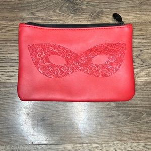 2/$10 Ipsy Makeup Bag - Red Mask